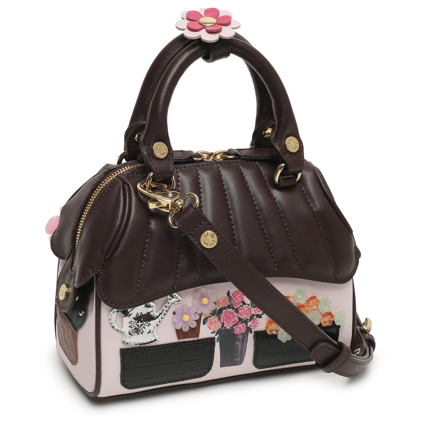 Кожаная сумка Braccialini Shape