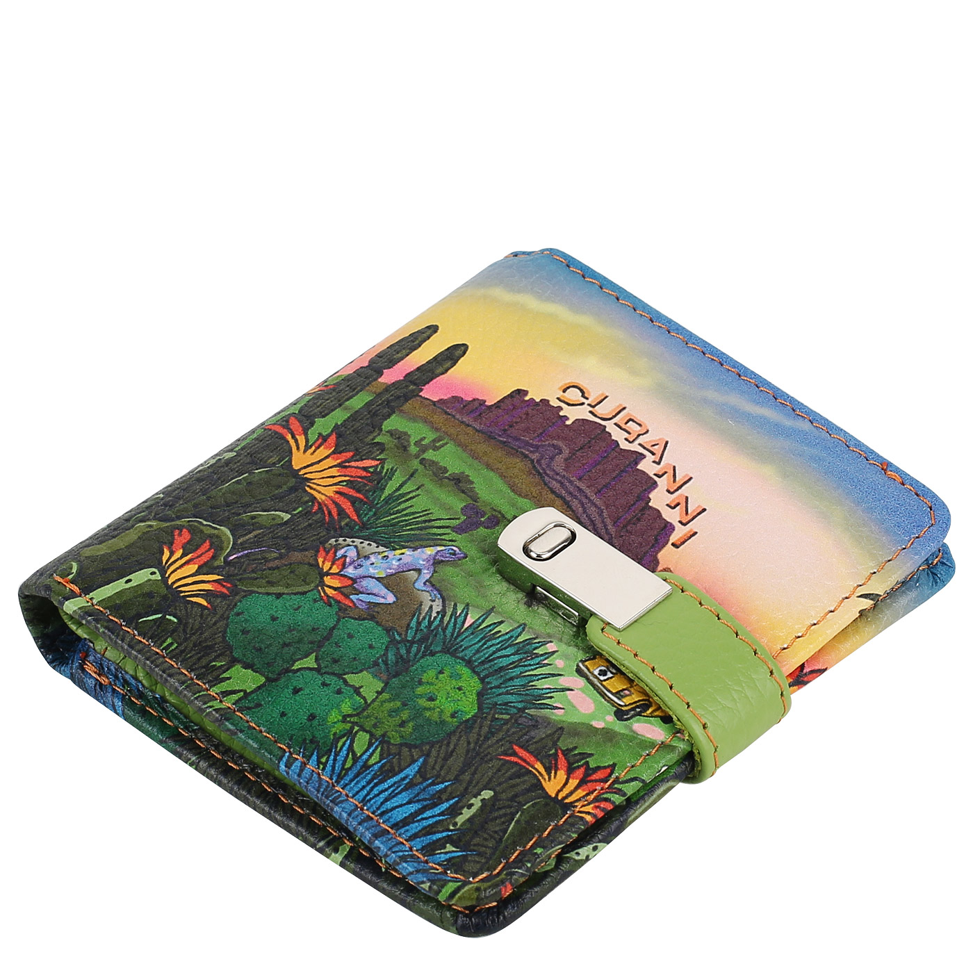 Портмоне складное с принтом Curanni 