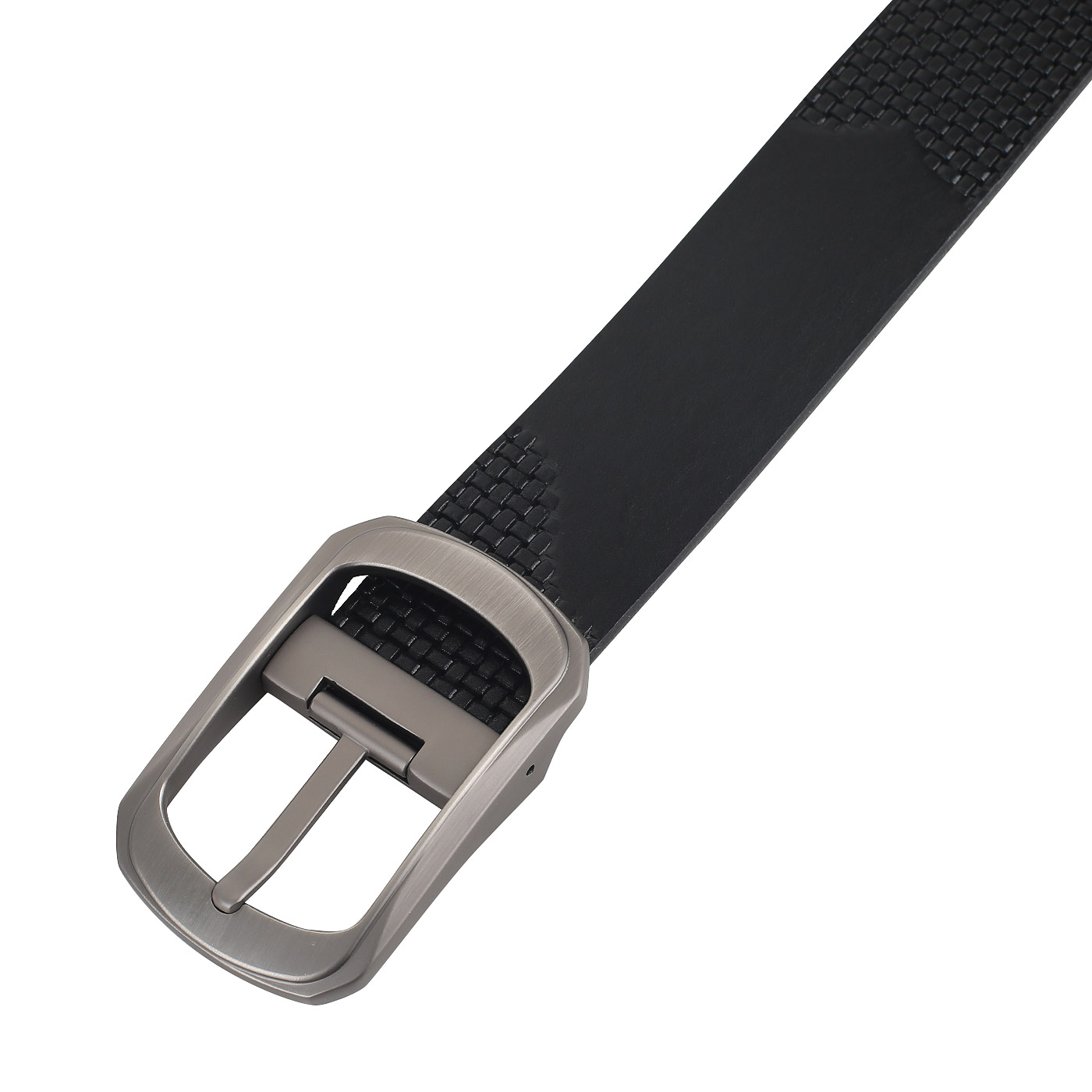 Ремень из тиснёной кожи Anthoni Crown 