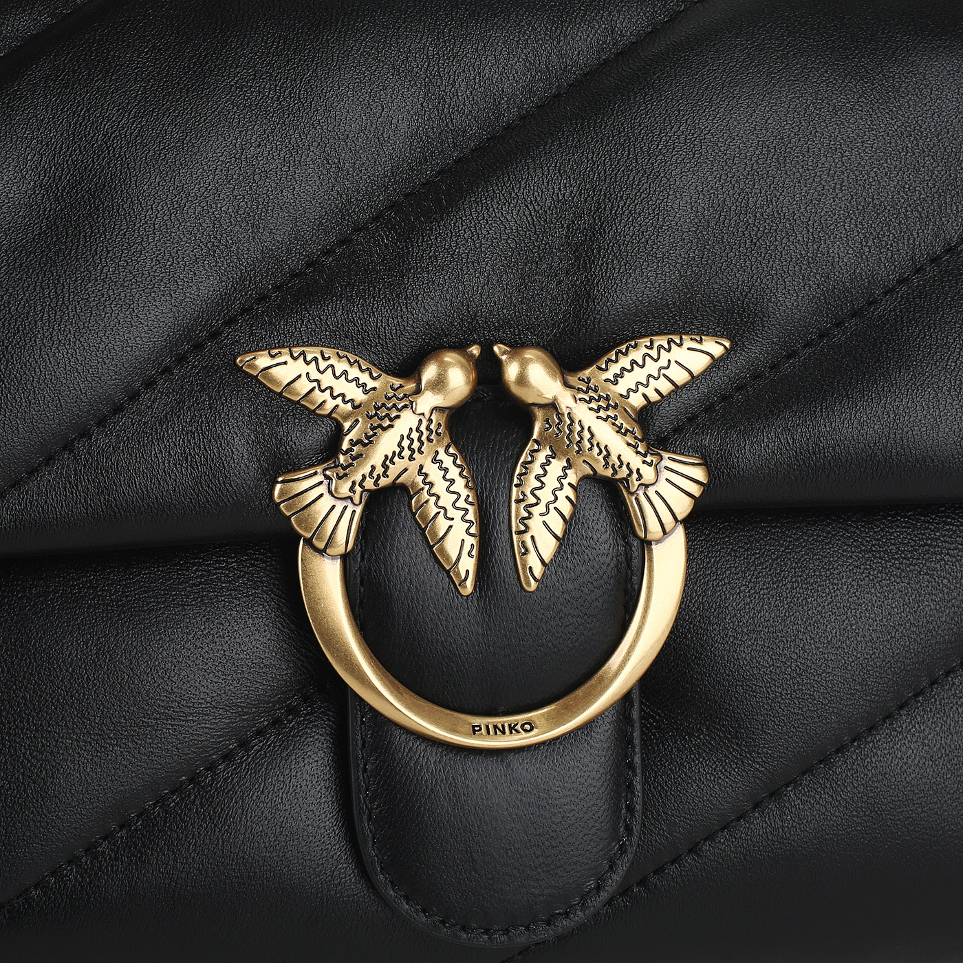 Сумка через плечо с цепочкой Pinko Puff