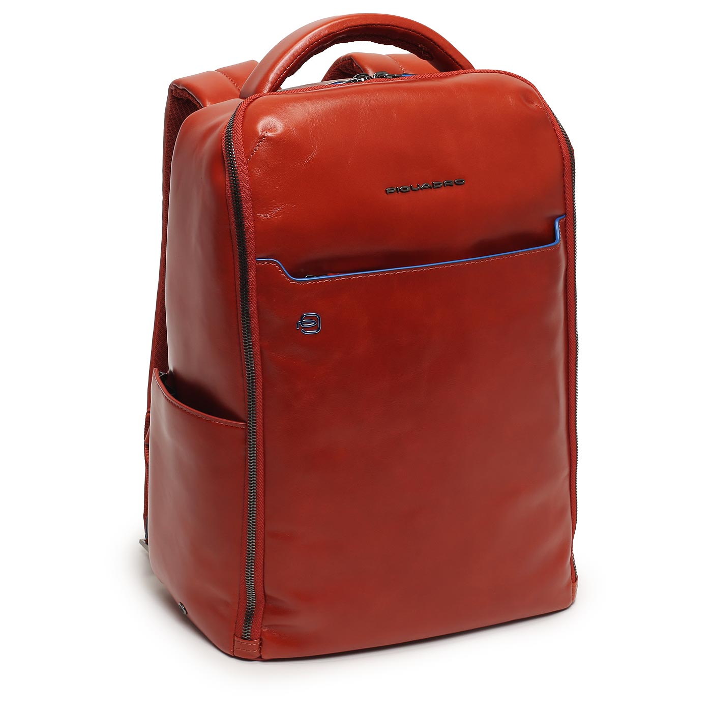 Кожаный рюкзак Piquadro Blue square