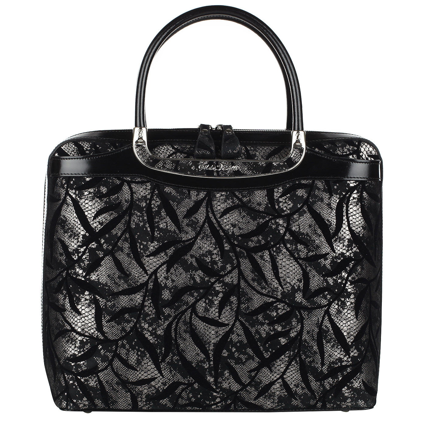 Gilda Tonelli Женская сумка из комбинированной кожи с плечевым ремешком