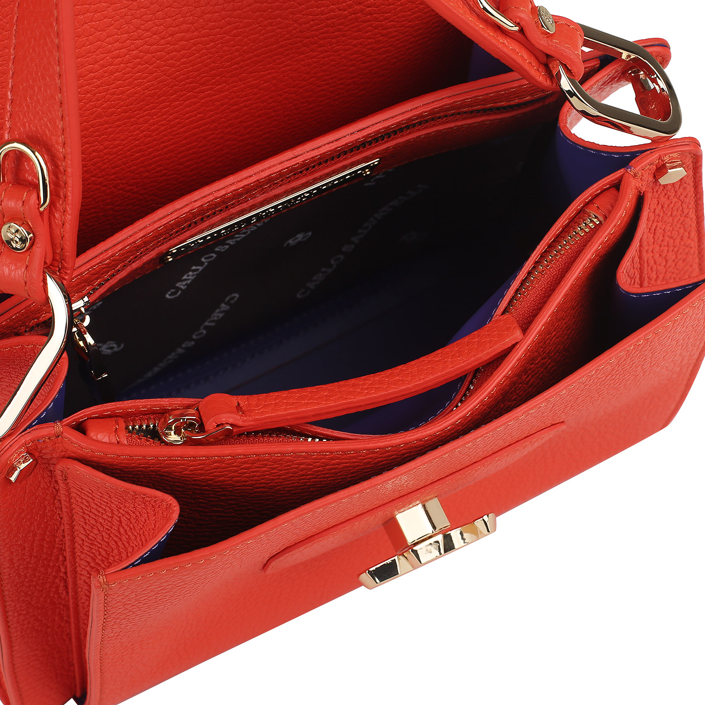 Кожаная сумка Carlo Salvatelli Vitello