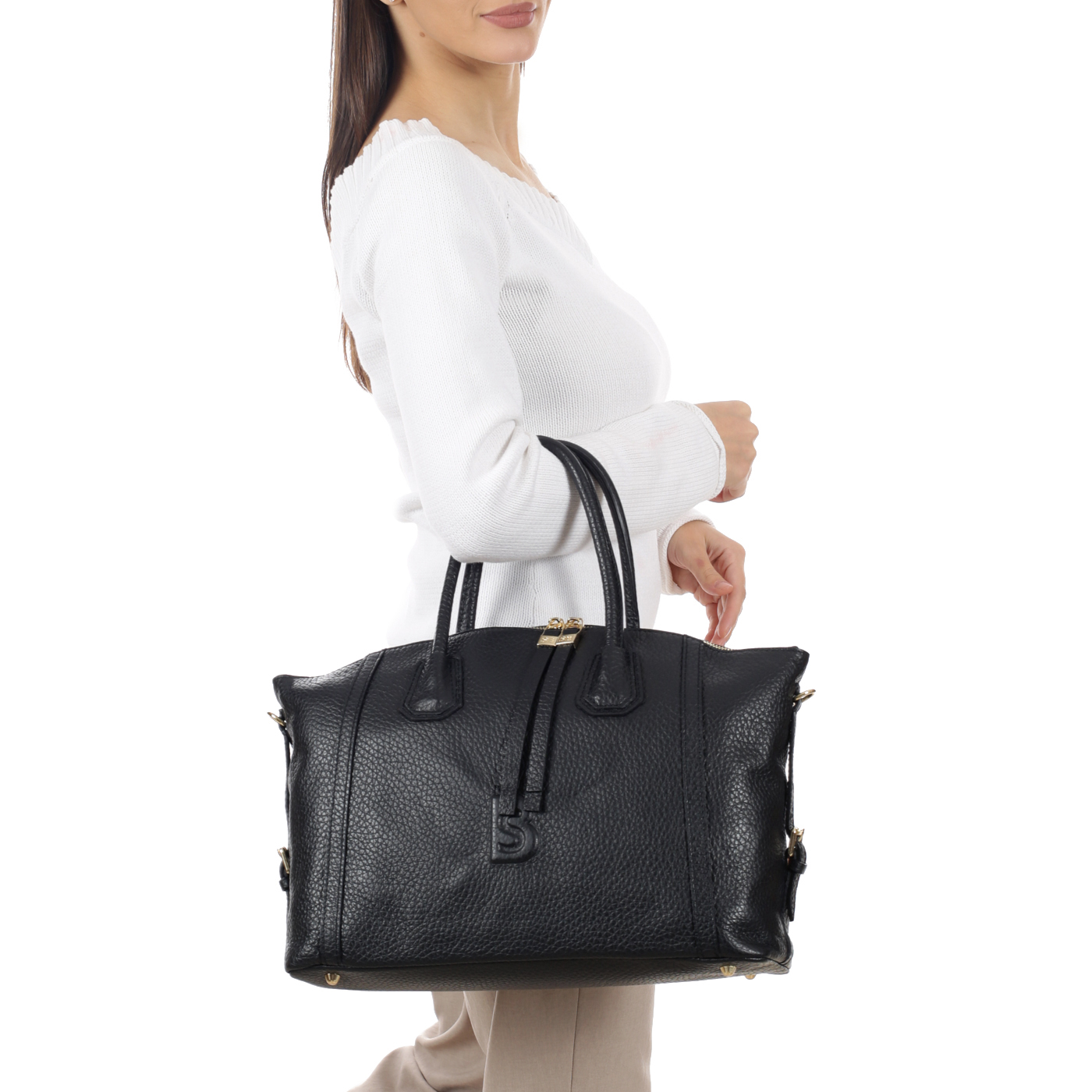 Кожаная сумка Sara Burglar Roberta Bufalo