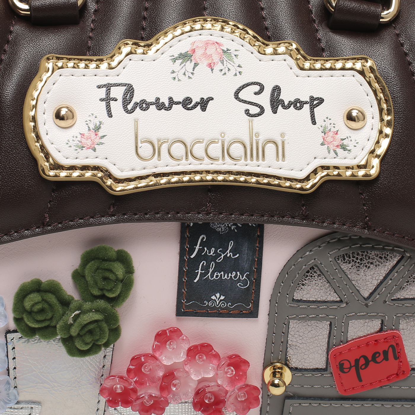 Кожаная сумка Braccialini Shape