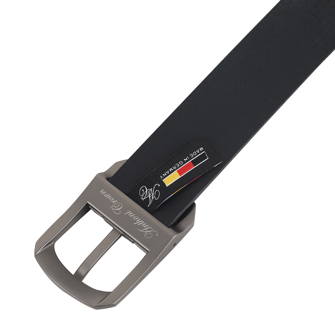 Ремень из тиснёной кожи Anthoni Crown 