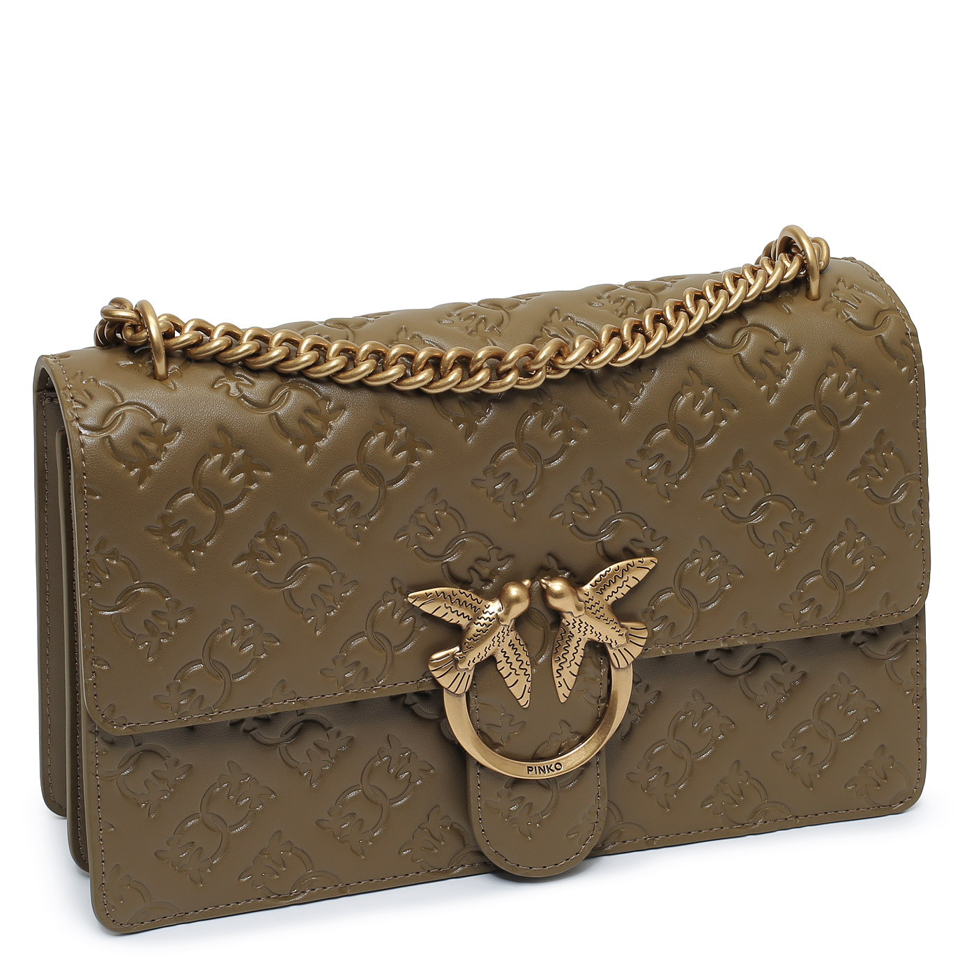 Сумка через плечо с цепочкой Pinko Love One