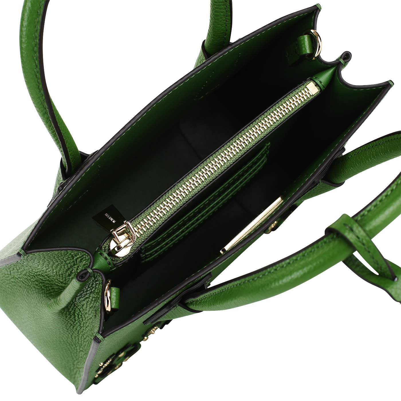 Кожаная сумочка с аппликацией Michael Kors Mercer