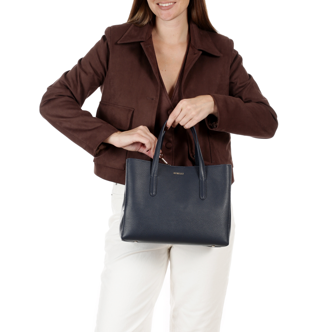 Кожаная сумка Aurelli Soft