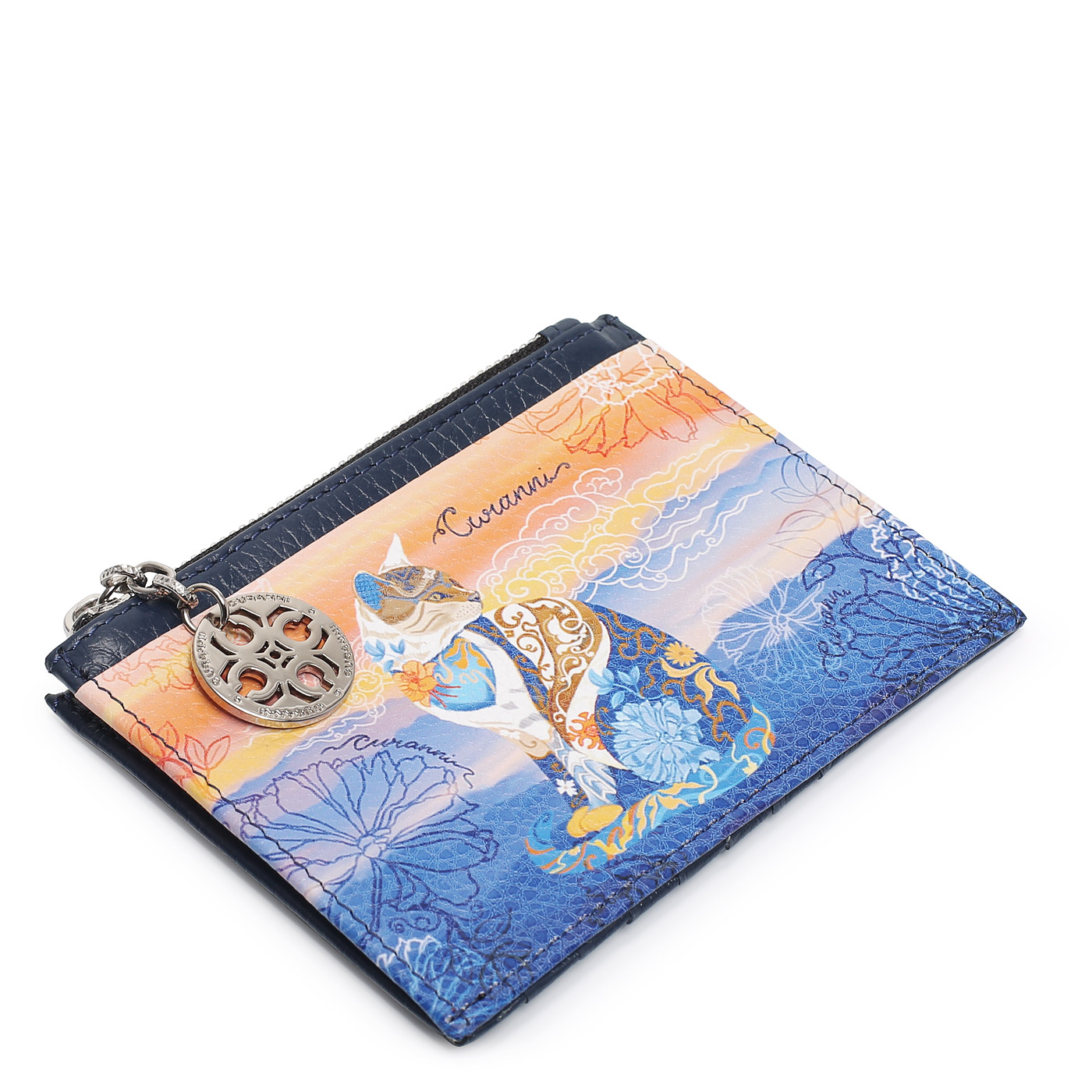 Визитница с принтом Curanni
