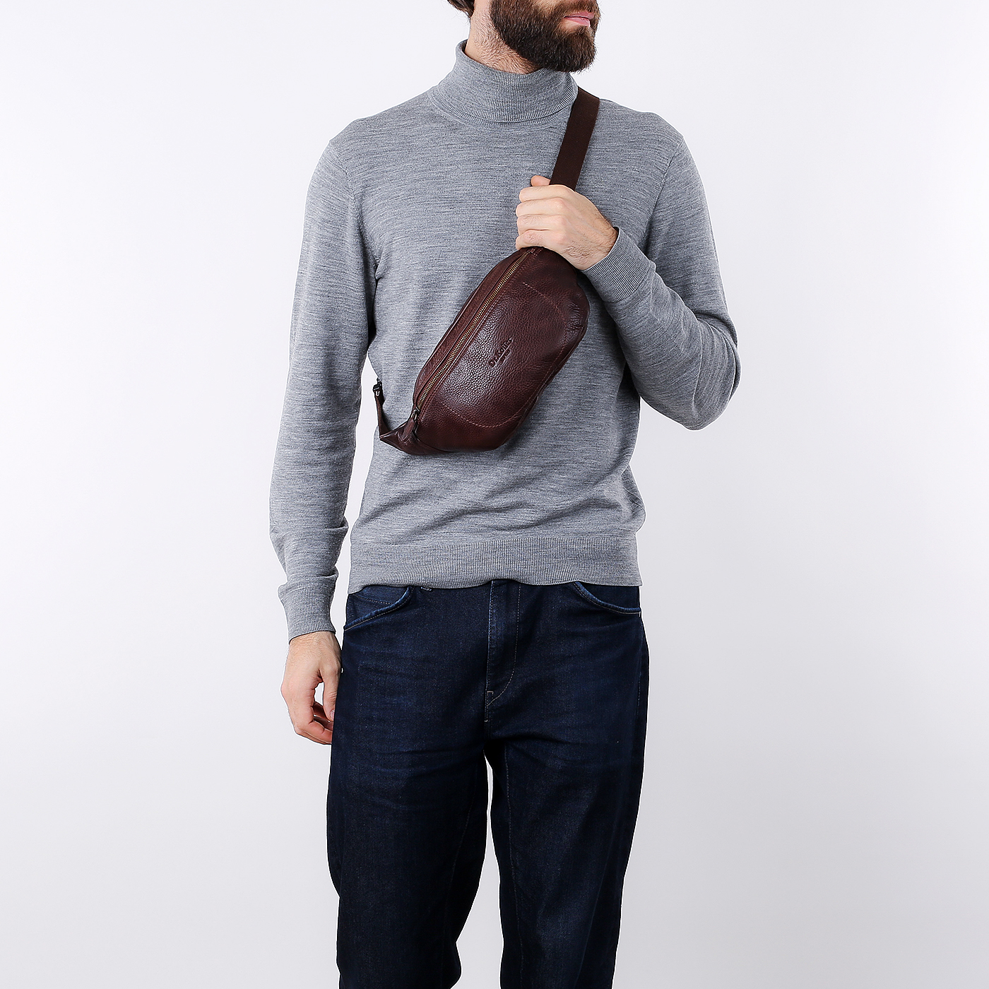 Кожаная сумка на пояс Dr. Koffer 