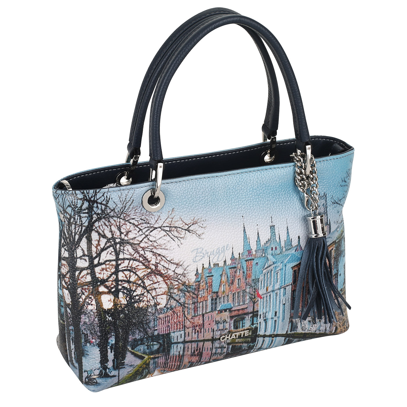 Сумка с фирменным брелком Chatte Lille