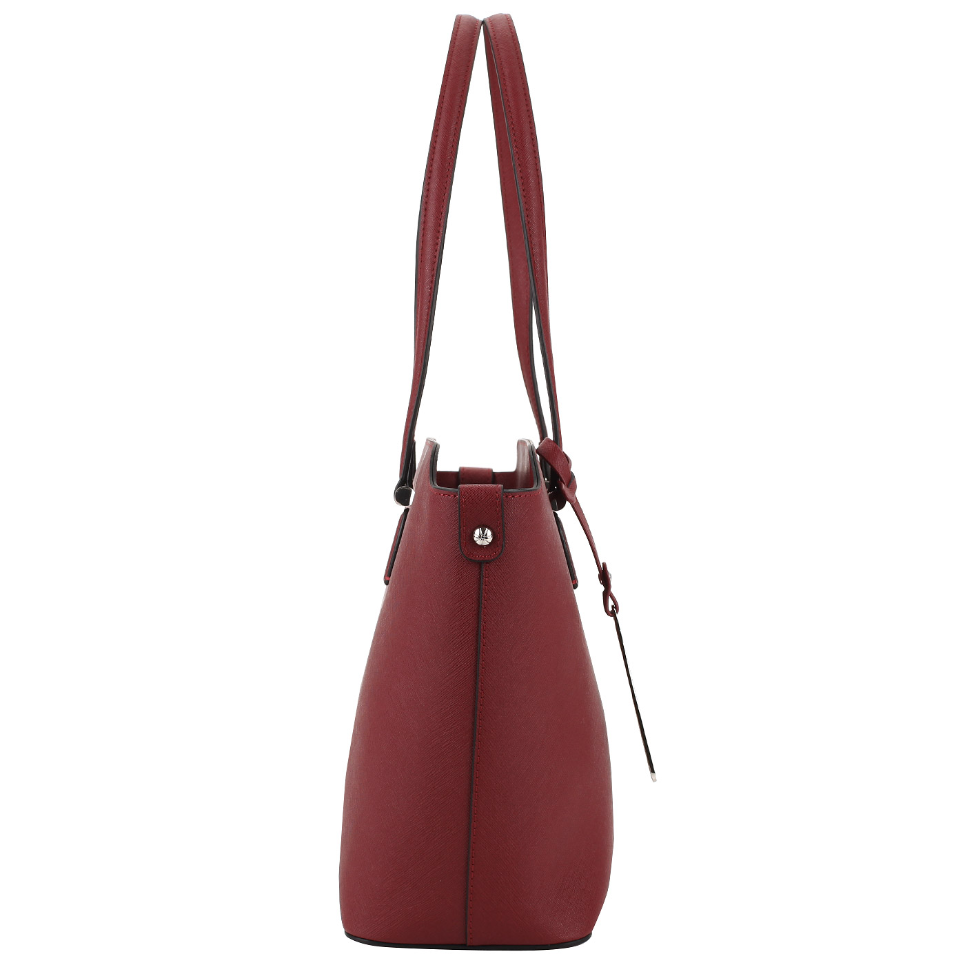 Бордовая сафьяновая сумка Cromia Perla