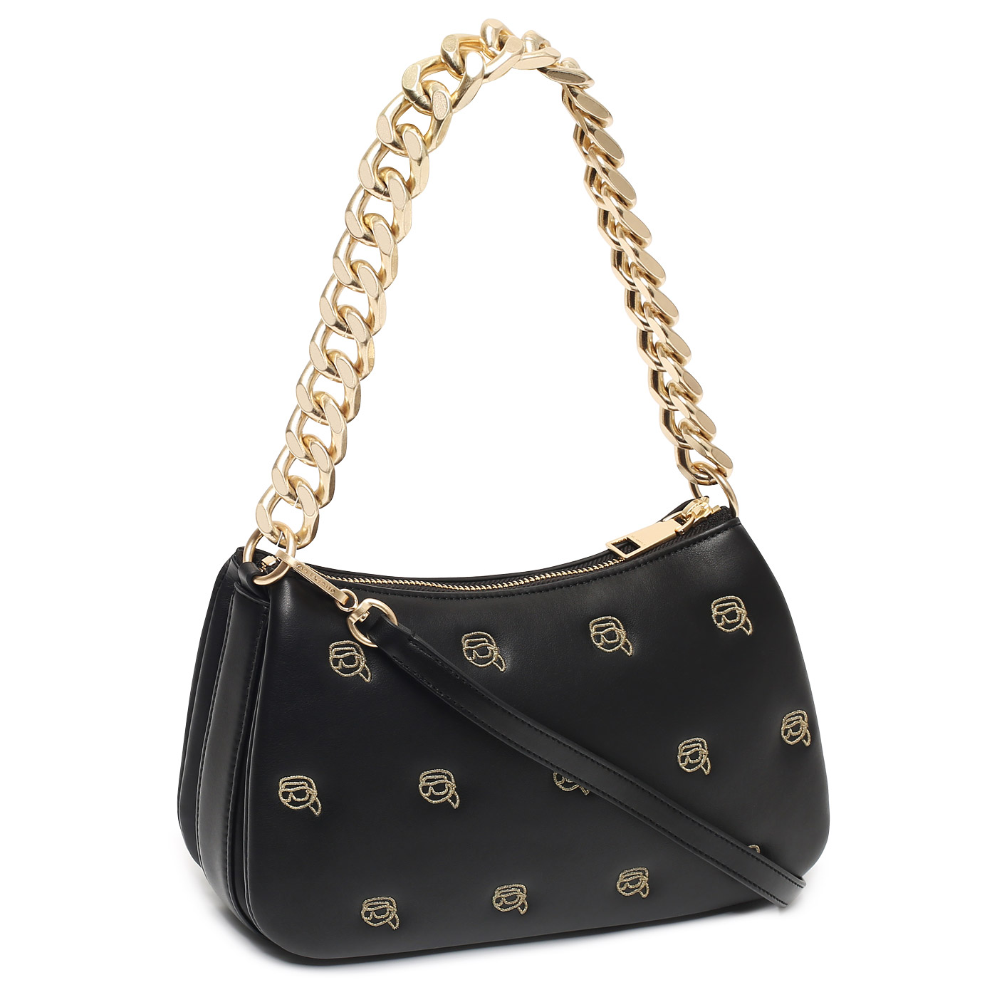 Сумка с ручкой-цепью Karl Lagerfeld Ikonik 2.0