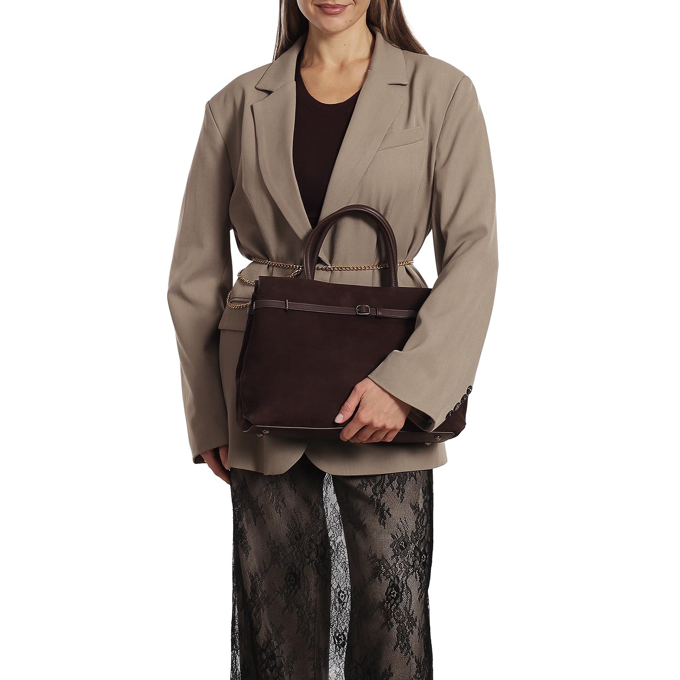 Кожаная сумка Curanni 