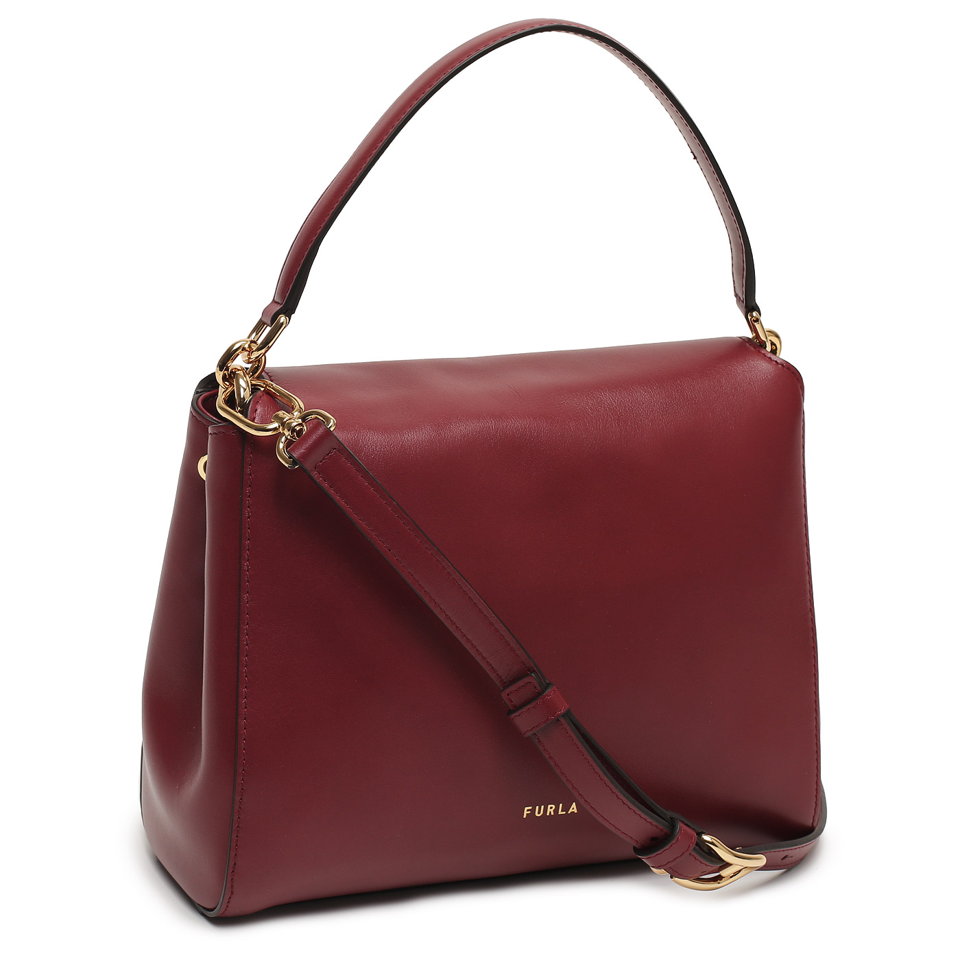 Кожаная сумка Furla Domus