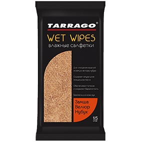 Tarrago Влажные салфетки для замши