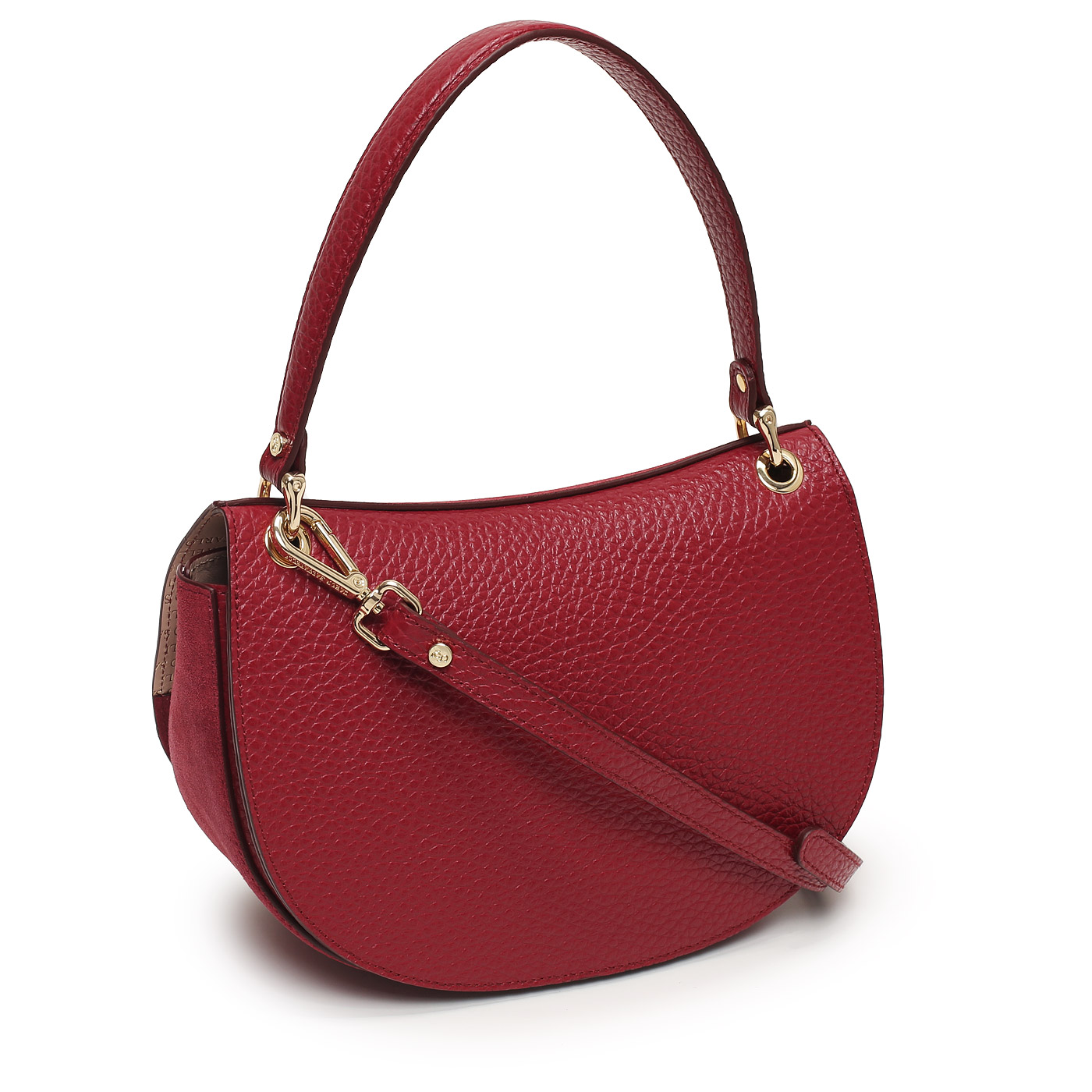 Кожаная сумка Carlo Salvatelli Madeleine camoscio