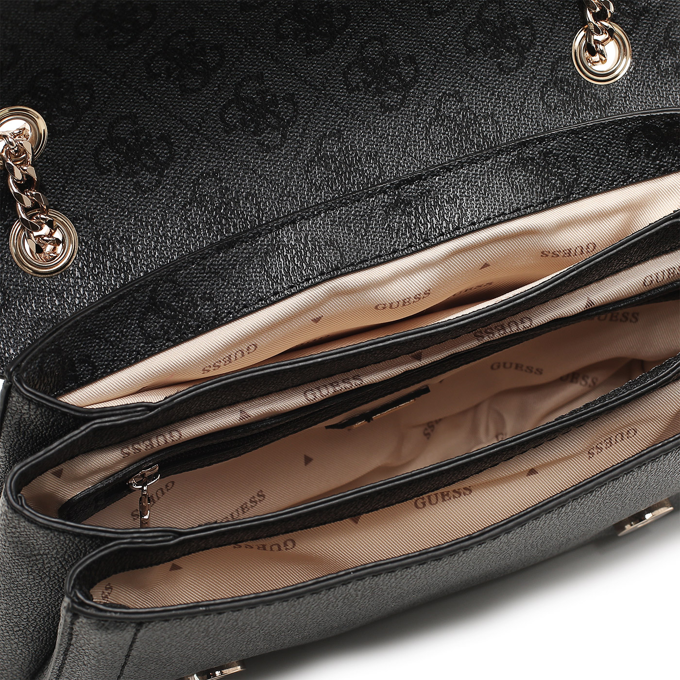 Сумка с ручками-цепочками Guess Noelle