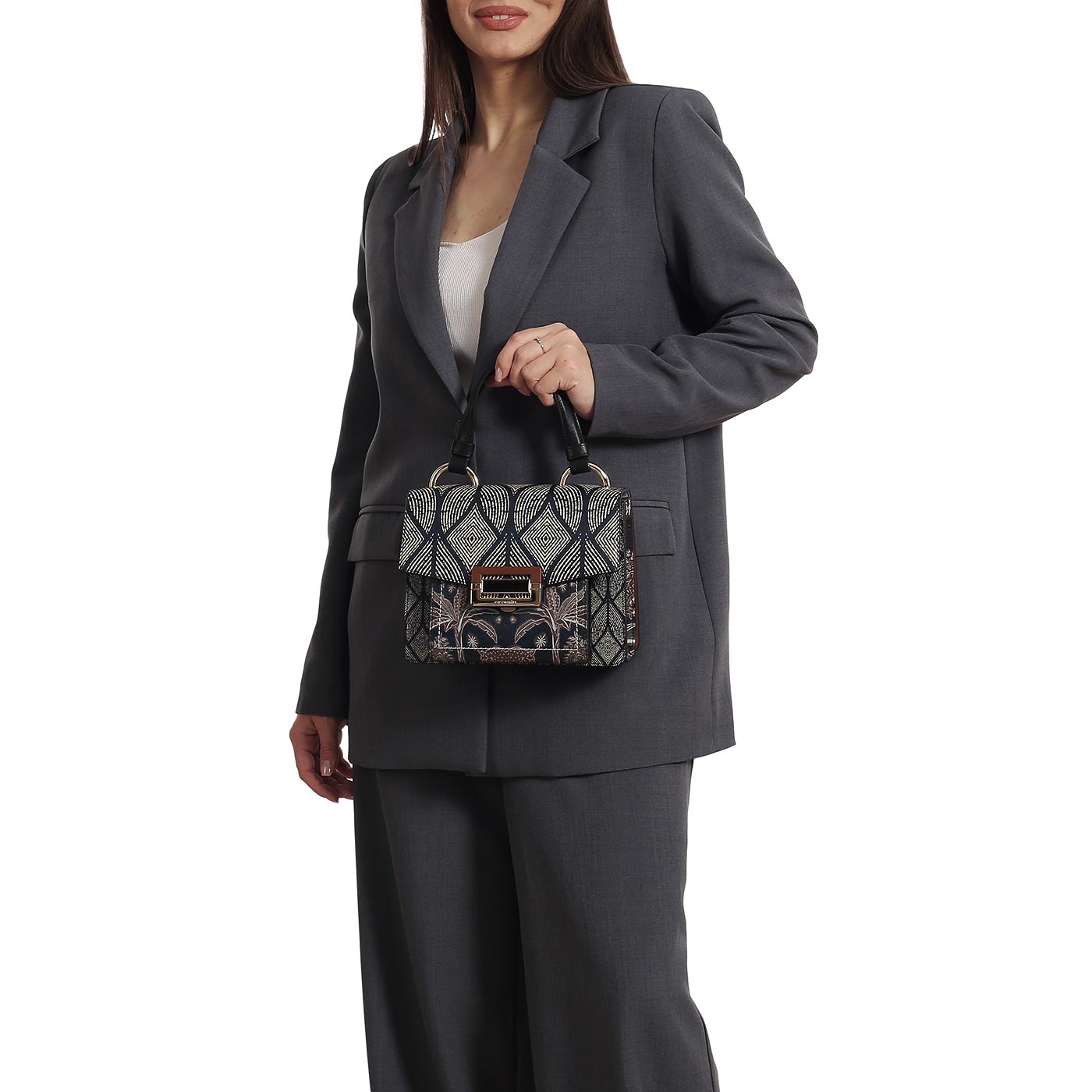 Кожаная сумка Cromia Miss Royal